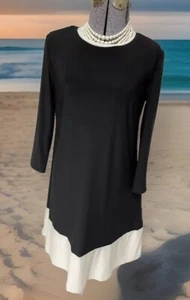 Ralph Lauren Dress Size 6 Color Block Stretch Cocktail Party Easy Machine Wash - Picture 1 of 22