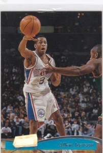 1997-98 Topps Stadium Club #125 Allen Iverson Philadelphia 76ers kostenloser Versand! - Bild 1 von 2