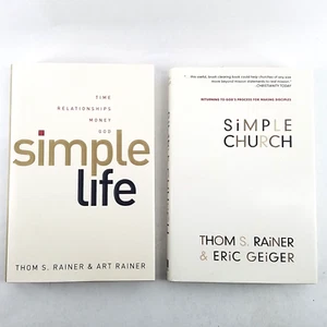 Thom Rainer Lot of 2 - Simple Life and Simple Church - EXCELLENT CONDITION - Bild 1 von 16