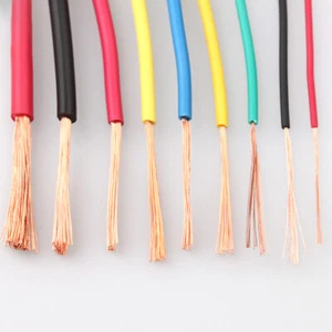 Flexible RV 0.12~0.75mm² Electrical Single Core Multi-strand Copper Wire Cable - Picture 1 of 6