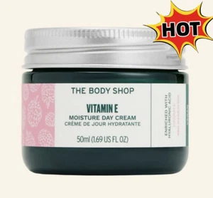 DUO 2️⃣ The Body Shop Vitamin E Moisture DAY & NIGHT Cream ~2x50ML ~RRP£36 - Picture 1 of 4