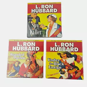 L. Ron Hubbard Audio CD Book Lot Branded Outlaw Spy Killer Under Black Ensign - Imagen 1 de 5
