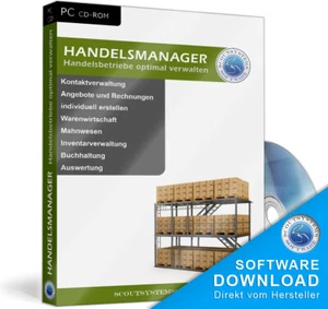 Günstige Händlersoftware,Warenwirtschaft,Rechnungswesen,Buchhaltung,Steuern EDV - Afbeelding 1 van 8