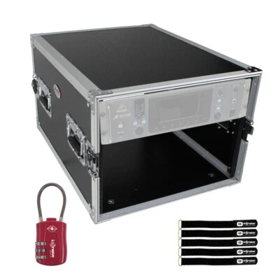 ProX T-8RSS24 8U Espacio 24" Profundidad Pro Audio Amplificador Rack Estuche de Vuelo con Bloqueo Foto 1 de 4