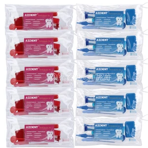 10 X Dental Orthodontic Brush Toothbrush Interdental Floss Oral Care Blue & Red - Picture 1 of 12