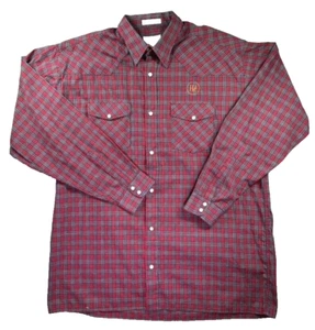 Outback Trail Western Shirt mens XLT Tall FoxFire Pearl Snap Western Cowboy - Picture 1 of 10