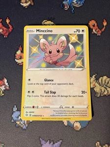 Pokémon Karten Minccino SV093/SV122 Shiny Holo Rare Shining Fates - (NM) - Bild 1 von 3
