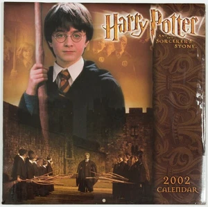 J K ROWLING / Harry Potter and the Sorcerer's Stone 2002 Calendar 1st ed 2001 - Picture 1 of 1