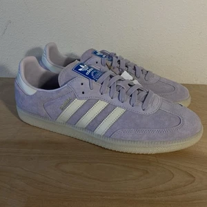 Adidas Samba OG Silver Dawn Purple Suede - Size 10.5 - Picture 1 of 14