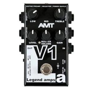 AMT Electronics V1 Guitar Preamp Pedal – Legend Amps Series – VOX Style Cab Sim - Picture 1 of 6