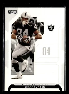Jerry Porter 2006 Playoffs NFL Playoffs #30 Oakland Raiders *203B - Imagen 1 de 2