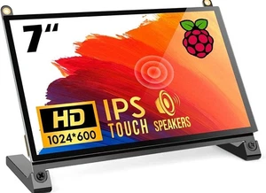 ROADOM 7" Kapazitiver Touchscreen Monitor für Raspberry Pi 1024×600 - Bild 1 von 10