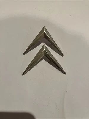 Citroen Badge Chevrons Classic Car Metal Emblem Logo Retro Vintage - Image 1 of 4