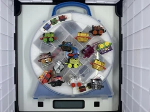 Thomas The Train & Friends Minis Lot Of 26 Mini Trains In Carry Case w/Track *** - Picture 1 of 2