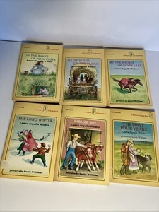 Little House On The Prairie By Laura Ingalls Wilder  Lot Of 6 Books Vintage 1971 - Picture 1 of 24