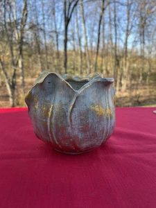 Florero maceta de tulipán de cerámica Stangl de colección EE. UU. MCM LEER POR FAVOR - Imagen 1 de 9