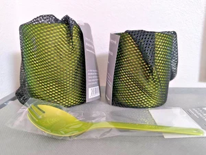 Snow Peak Titanium Stacking Mug Set H450 & H300 Arashiyama Limited Double Wall - Picture 1 of 2