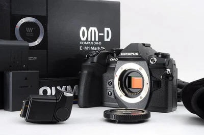OLYMPUS OM-D E-M1 Mark II Digital Camera Black Body in BOX From JAPAN - Image 1 of 4