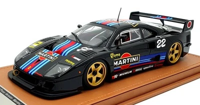 Tecnomodel 1/18 Scale TM18-286N Ferrari F40 1996 24h LM Black Martini Gold Wheel - Image 1 of 4