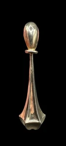 Vintage versilberte MCM Dschinn Flasche Brosche Dekanter Statement Pin 3D Ausruf - Bild 1 von 9