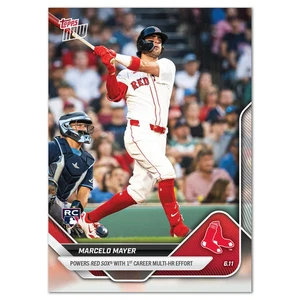 Marcelo Mayer RC Boston Red Sox 2025 MLB Topps NOW - Card 289 - Picture 1 of 2