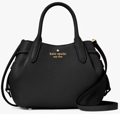 Mini Bolso Bandolera Kate Spade Dumpling Cuero Negro KI859 NUEVO CON ETIQUETAS Foto 1 de 4