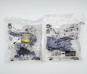 Burger King DC BATWHEELS Toys Lot of 3 Batman, Batmobile & Bibi Batcycle Sealed - Picture 1 of 1