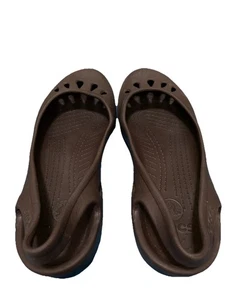 CROCS Taylor Slingback Ballet Flats Women's 10 Brown Slip On Comfort Shoes W10 - Picture 1 of 5