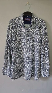 Peter Sterling Mens Bold Patterned Long Sleeve Shirt, 17.5 - Picture 1 of 5
