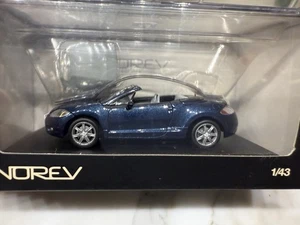 Norev 1/43 Mitsubishi Eclipse Spider blau met mit Dach - Bild 1 von 4