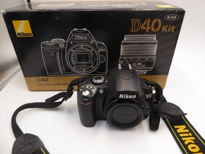 Nikon D40 DSLR Camera Body Only EN-EL9 Battery & MH-23 Charger 6,337 Shots only - Image 1 of 4