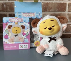 Miniso Winnie The Pooh Plush Keychain Sheep Mouton Figure Vinyl Blind Box - Picture 1 of 4