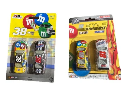 Action Racing (2) Vintage Car Sets-NASCAR M&M & Snickers-2007 And 2006. - Image 1 of 4