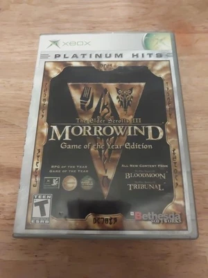 Elder Scrolls III: Morrowind -- Edición Juego del Año (Microsoft Xbox, 2003) Foto 1 de 4