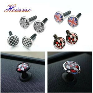 Carbon Metal Auto Car Lock Modified Door Pin For All Cooper R55 R56 R60 F54 F60 - Picture 1 of 9