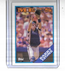 1988 Topps #633 Barry Lyons New York Mets - Picture 1 of 2