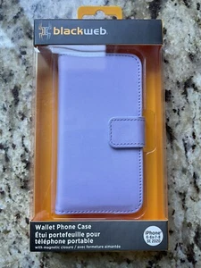 Purple Wallet Phone Case For IPhone 6/6s/7/8 And SE Sealed Blackweb - Imagen 1 de 2