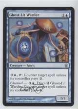 2005 Magic: The Gathering - Saviors of Kamigawa Ghost-Lit Warder #39 0a1