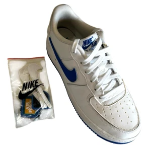 NIKE Air Force 1/1 Low DB4545-105 White Blue Youth 6Y/ 7.5W Sneaker Shoes - Picture 1 of 15