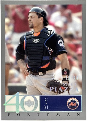 2003 Upper Deck 40 Man - Mike Piazza - Rainbow /40 Mets — 第 1/2 张图片