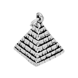 Sterling Silver Pyramid Charm - Picture 1 of 9