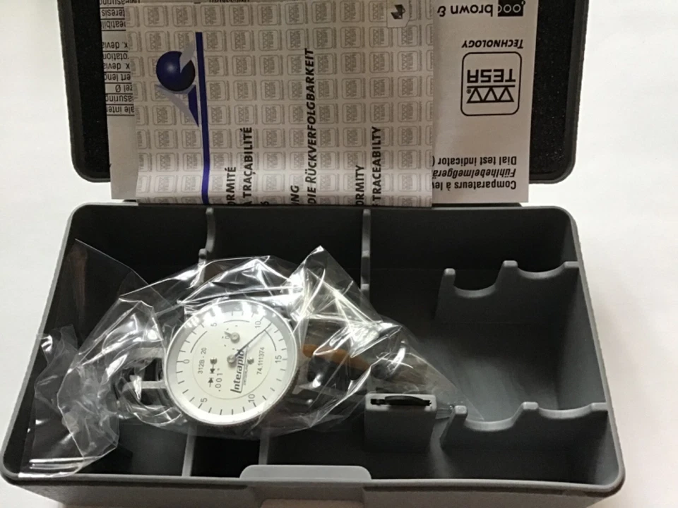 Interapid 312B-20 .060" 0-15-0 1" Dial Horizontal Dial Test Indicator - Image 1 of 1