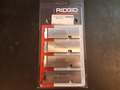 Ridgid 66660 Universal Style Pipe Threader Dies, Alloy RH 1/4"-3/8"-19 BSPT - Image 1 of 2