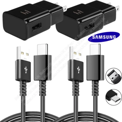 For Samsung USB Type C Adapter Fast Charger Cable Galaxy S22 S10 S20 iPhone 15 - Image 1 of 4