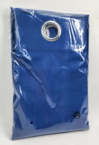 Deconovo Blue Foil Printed Thermal Insulated Blackout Curtains 42"x63" 1 Panel - Picture 1 of 5