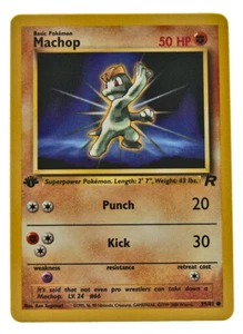 Machop 59/82 Common 1st Edition Team Rocket NEW NM+ With eBay Tracking - Picture 1 of 3