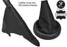 Black Top Grain Real Leather Gear Handbrake Boot For Bmw Mini R50 R52 R53 01-06