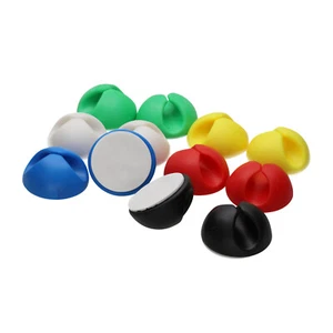 Schreibtisch Kabel ordentlich Ein-/Doppelkanal Selbstklebend Klebepads 10/12er Pack - Bild 1 von 25