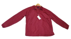 North End Big & Tall #780 Crimson Color Lightweight Zip Up Jacket Windbreaker XL - Picture 1 of 17