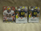 (3) x Mike Martin cards defensive lineman NCAA Michigan Wolverines MINT